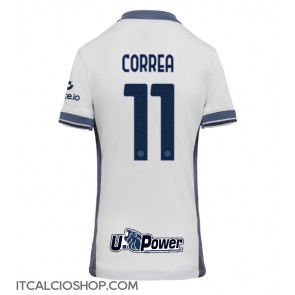 Inter Milan Joaquin Correa #11 Seconda Maglia Femmina 2024-25 Manica Corta